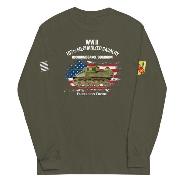 107th Mechanized Cavalry E Troop Long Sleeve Shirt