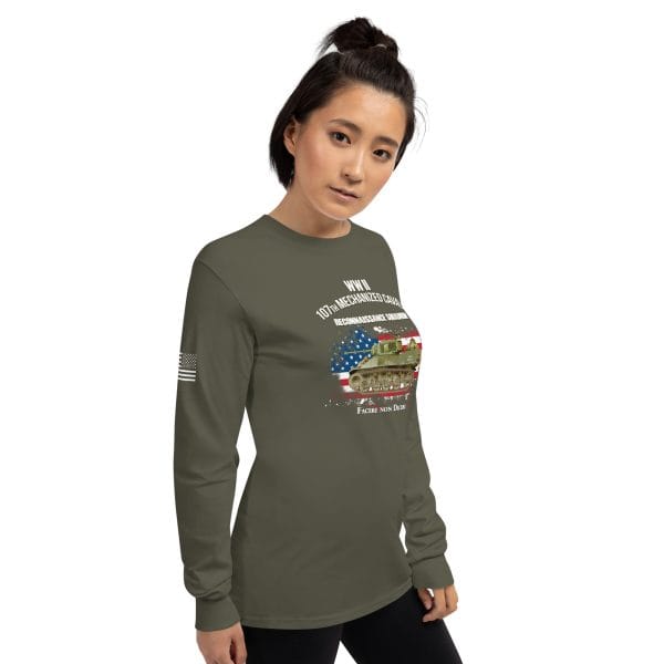 107th Mechanized Cavalry HQ Long Sleeve Shirt - Image 2