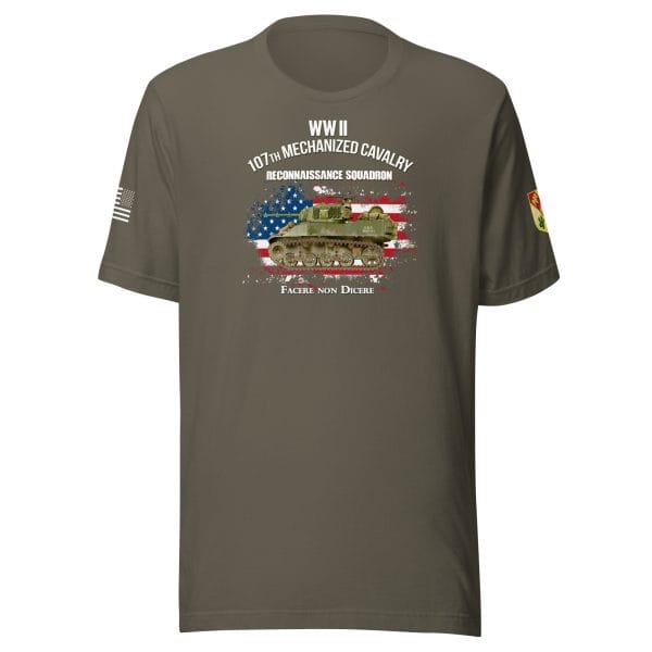 107th Mechanized Cavalry Company F Short Sleeve Shirt - Image 2