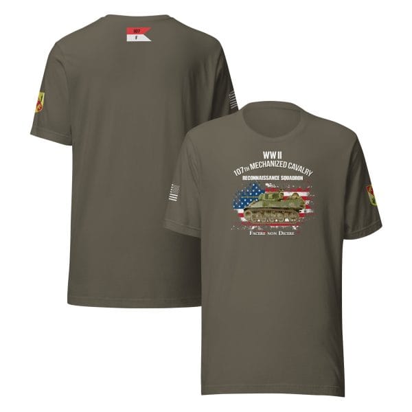 107th Mechanized Cavalry Company F Short Sleeve Shirt