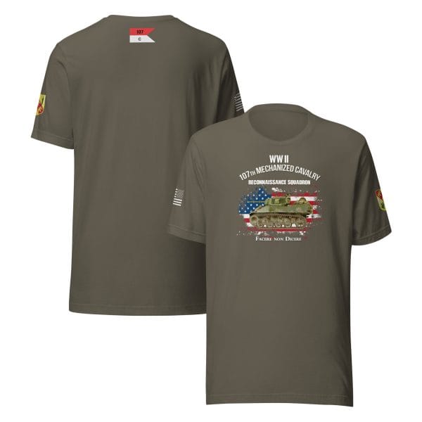 107th Mechanized Cavalry C Troop Short Sleeve Shirt