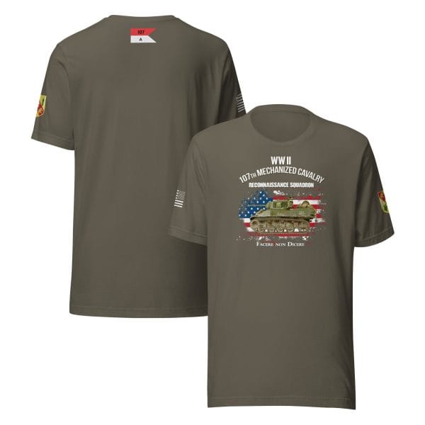 107th Mechanized Cavalry A Troop Short Sleeve Shirt