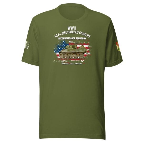 107th Mechanized Cavalry Company F Short Sleeve Shirt - Image 7