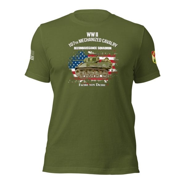 107th Mechanized Cavalry E Troop Short Sleeve Shirt - Image 7