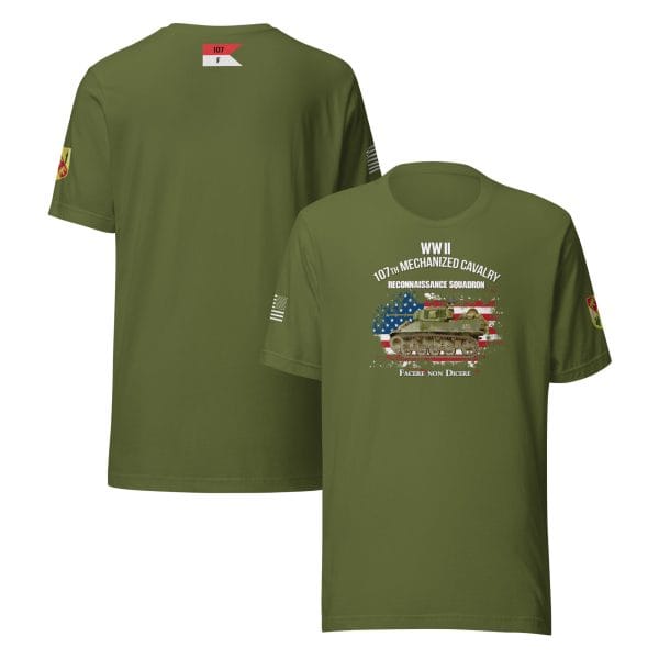 107th Mechanized Cavalry Company F Short Sleeve Shirt - Image 6