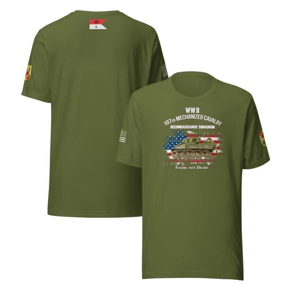 107th Mechanized Cavalry E Troop Short Sleeve Shirt - Image 6